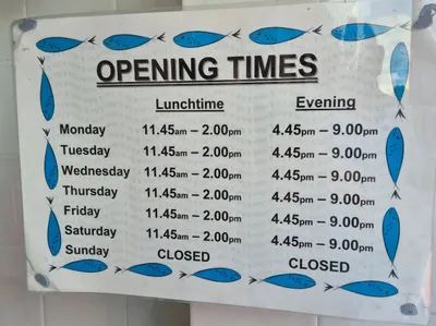 opening times