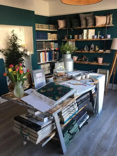 inside the shop