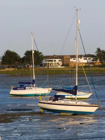view across the water